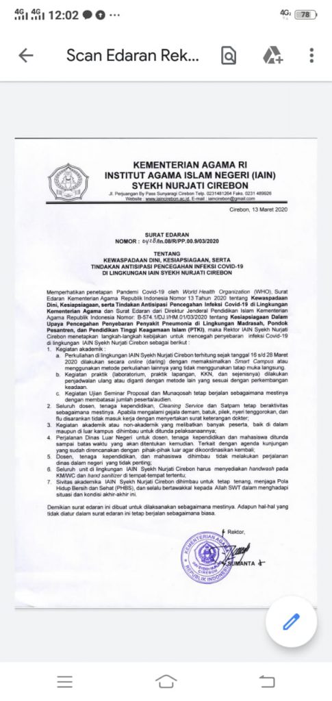 MAHASISWA PMI MENGGUNAKAN KULIAH DARING