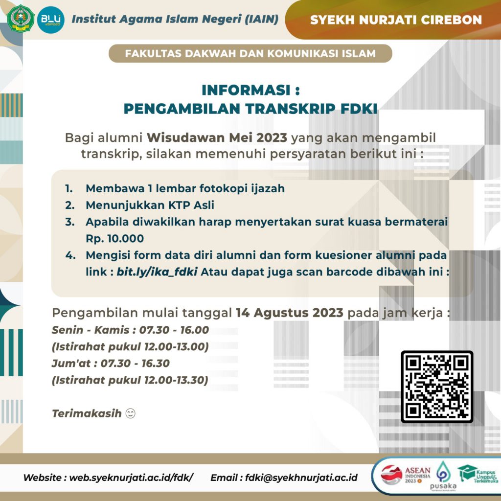 PENGAMBILAN TRANSKRIP FDKI