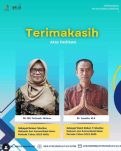 Terima Kasih atas Dedikasi Dekan dan Wakil Dekan FDKI Priode 2023-2025