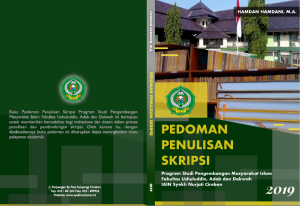 PEDOMAN PENULISAN SKRIPSI PMI
