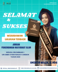 Jurusan Pengembangan Masyarakat Islam  Apresiasi Lulusan Terbaiknya