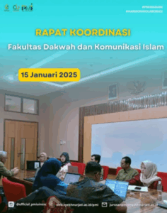 Jurusan Pengembangan Masyarakat Islam Berkontribusi dalam Rapat Koordinasi.