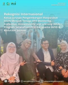 Jurusan Pengembangan Masyarakat Islam UINSSC Berkontribusi dalam Program Gender Global.