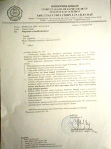 Pengantar Jadwal Kuliah