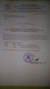 Upacara Hari Ulang Tahun Kemenag RI dilaksanakan pada Tanggal 3 Januari 2019